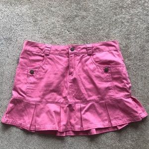 SOLD Hot Pink Y2K mini skirt